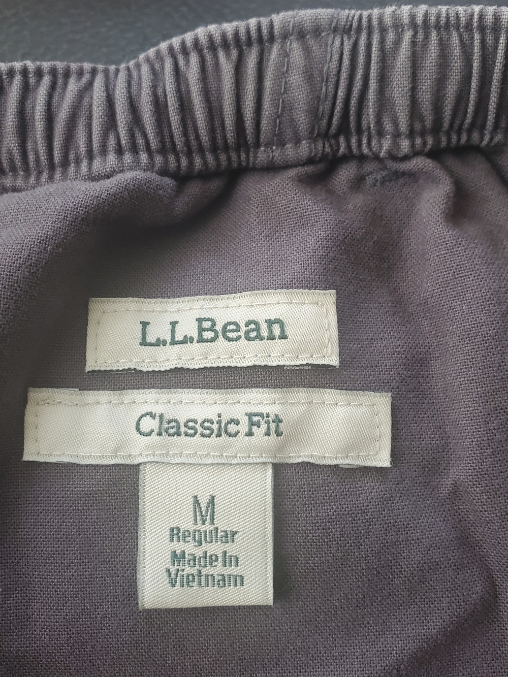 L.L. Bean Classic Fit Women's Drawstring Joggers in Gray Size M - Picture 4 of 7